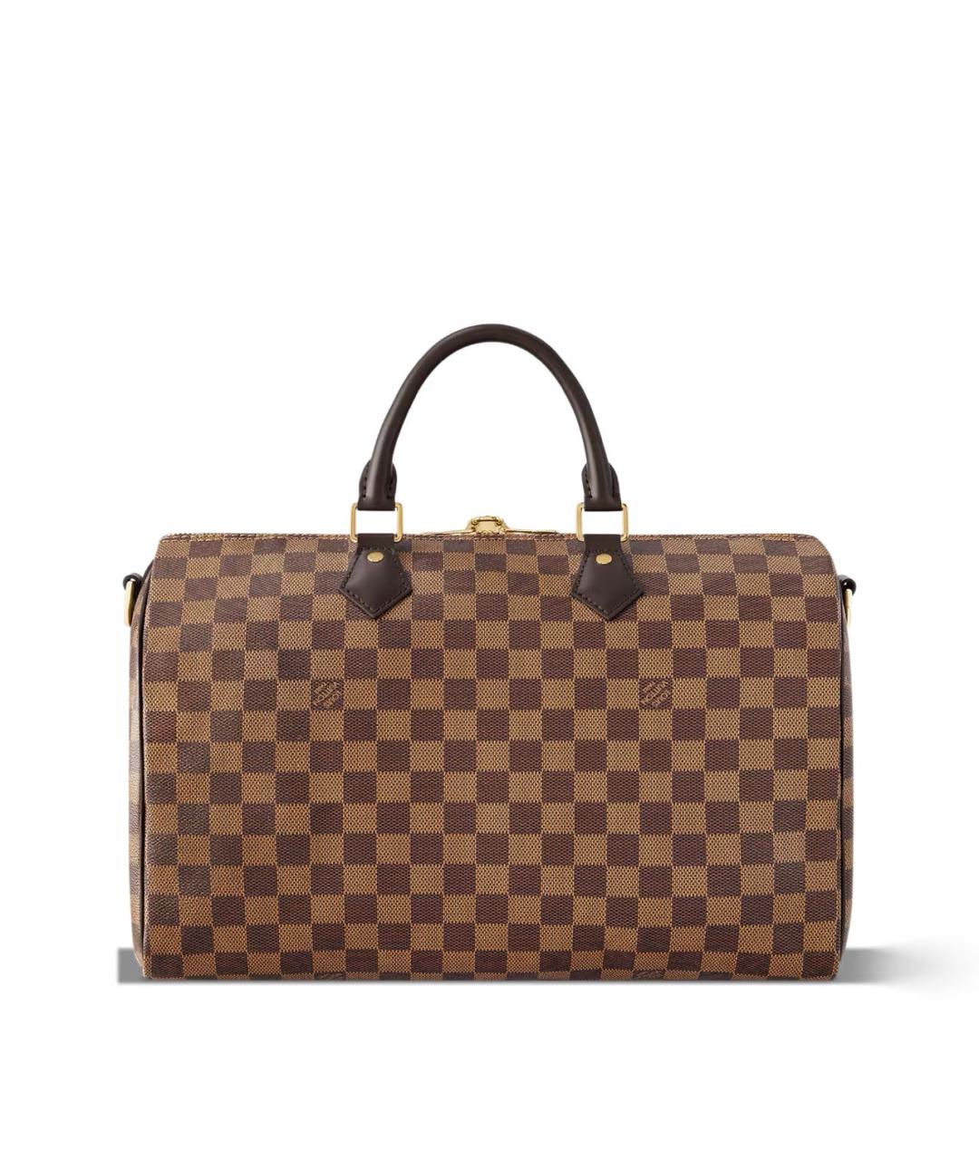 LOUIS VUITTON Коричневая дорожная/спортивная сумка из канвы, фото 1