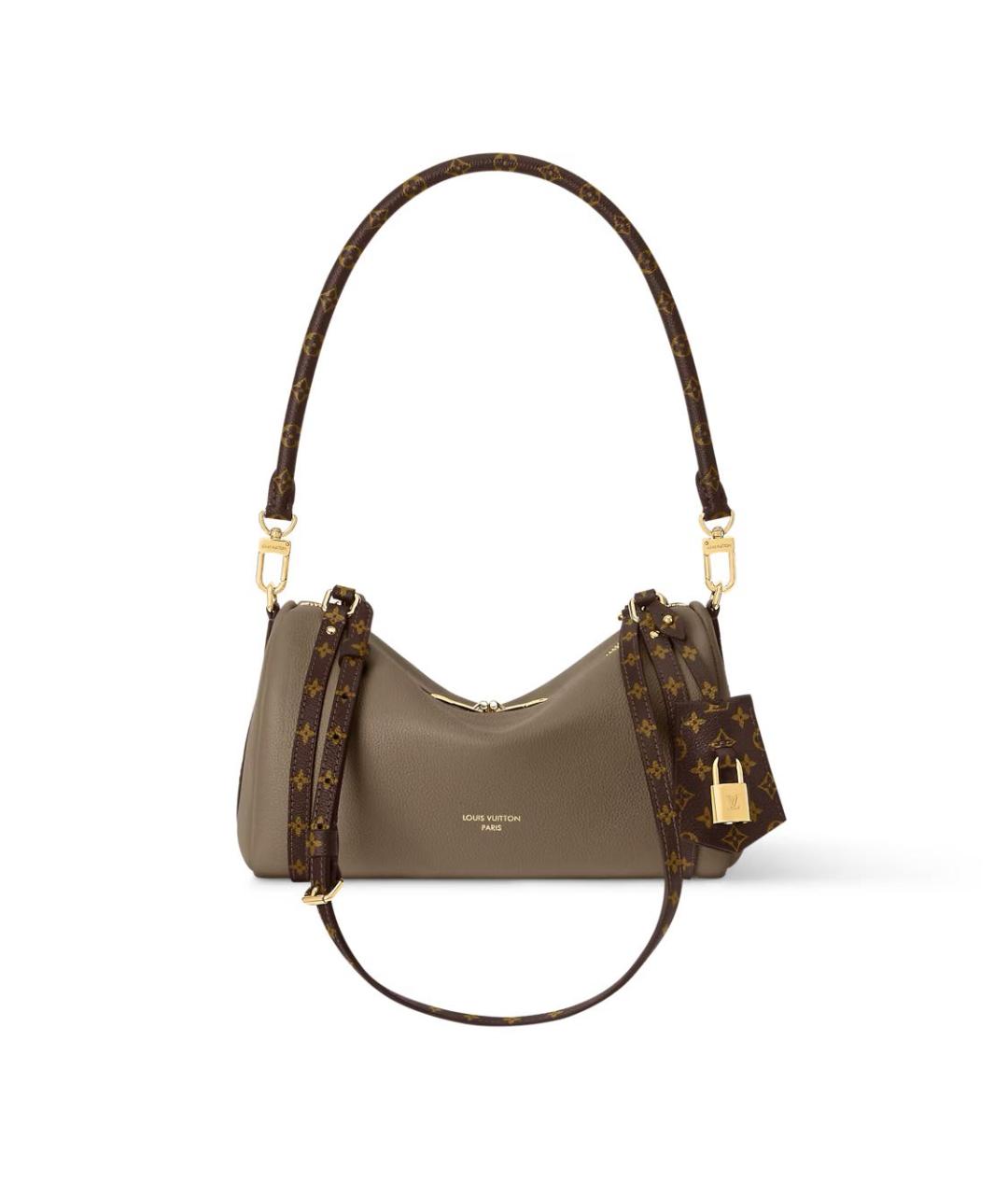 LOUIS VUITTON Коричневая кожаная сумка через плечо, фото 1