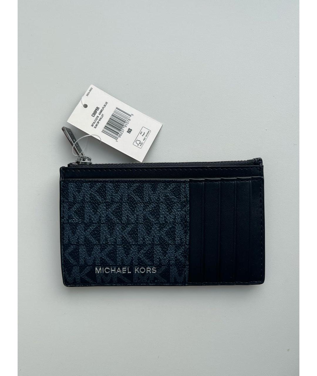 MICHAEL KORS Темно-синий кардхолдер, фото 2