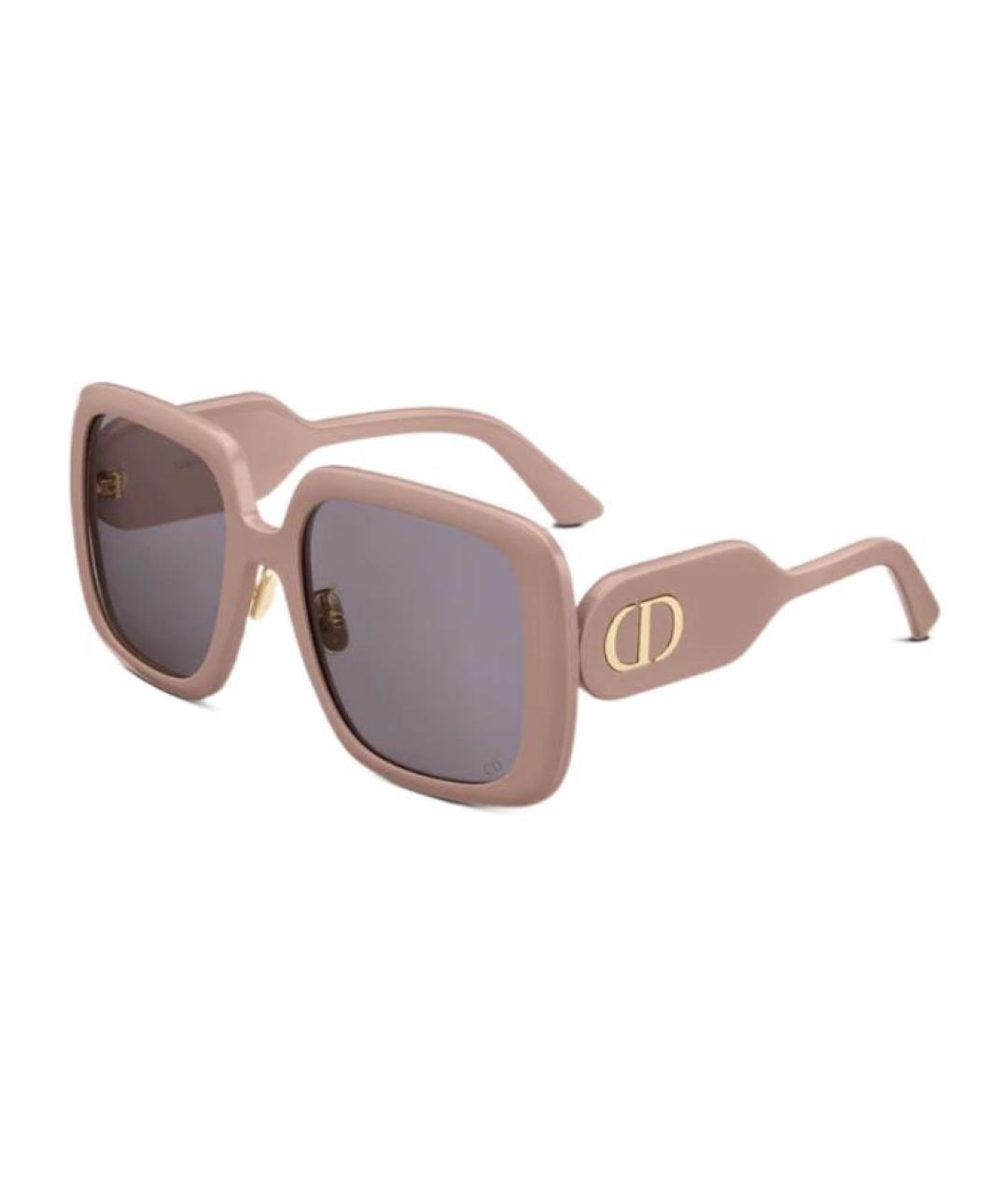 CHRISTIAN DIOR Розовые пластиковые солнцезащитные очки, фото 1
