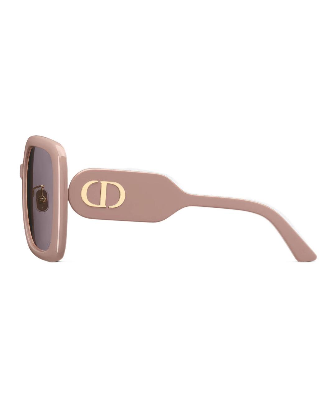 CHRISTIAN DIOR Розовые пластиковые солнцезащитные очки, фото 3