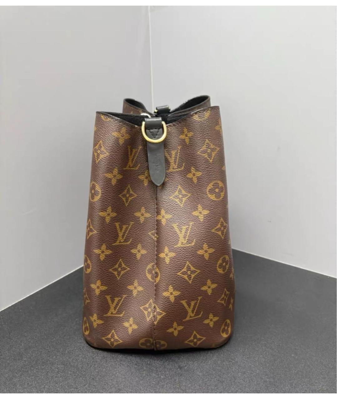 LOUIS VUITTON Коричневая сумка через плечо из канвы, фото 4