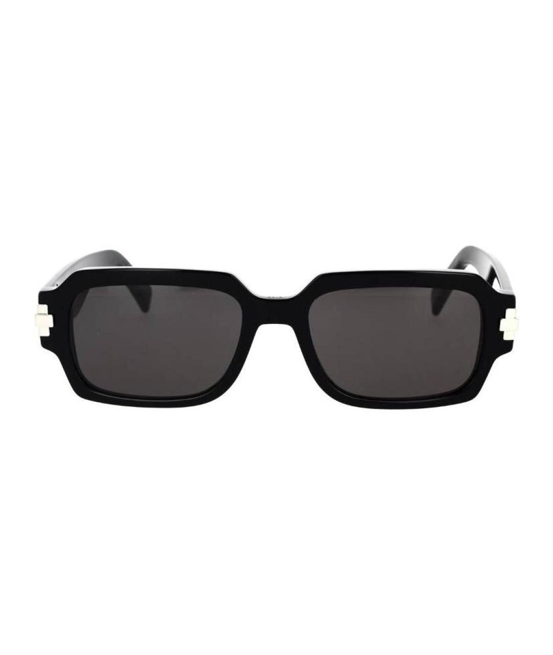 CHRISTIAN DIOR Черные пластиковые солнцезащитные очки, фото 2
