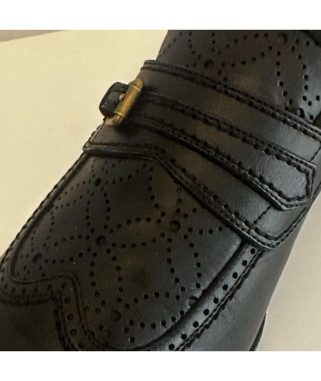 LOUIS VUITTON Черные кожаные туфли, фото 6