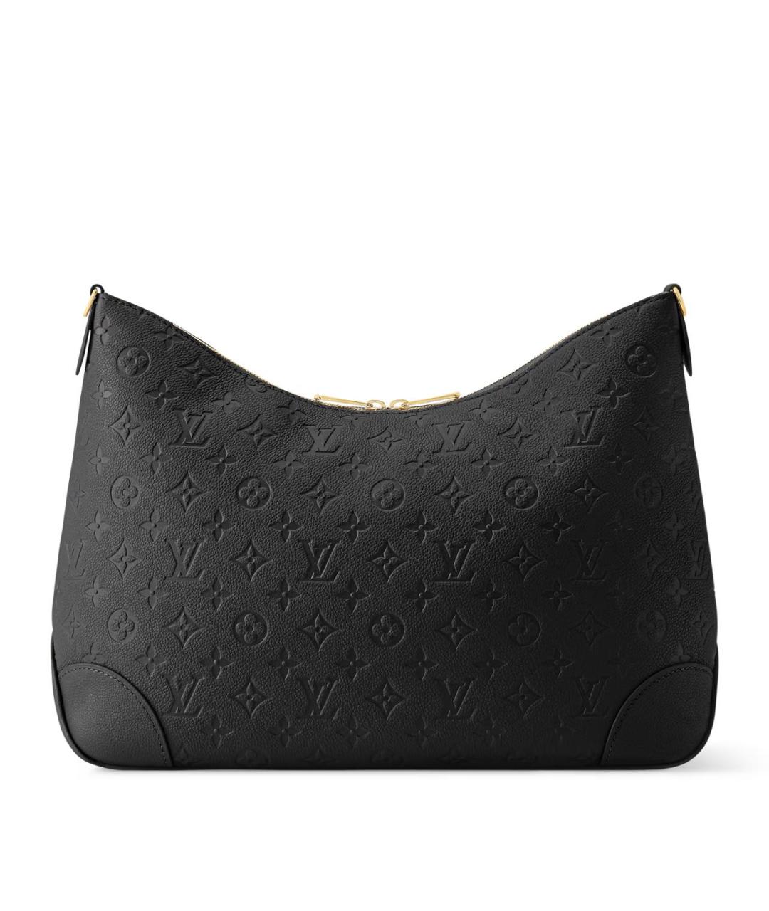 LOUIS VUITTON Черная кожаная сумка через плечо, фото 4