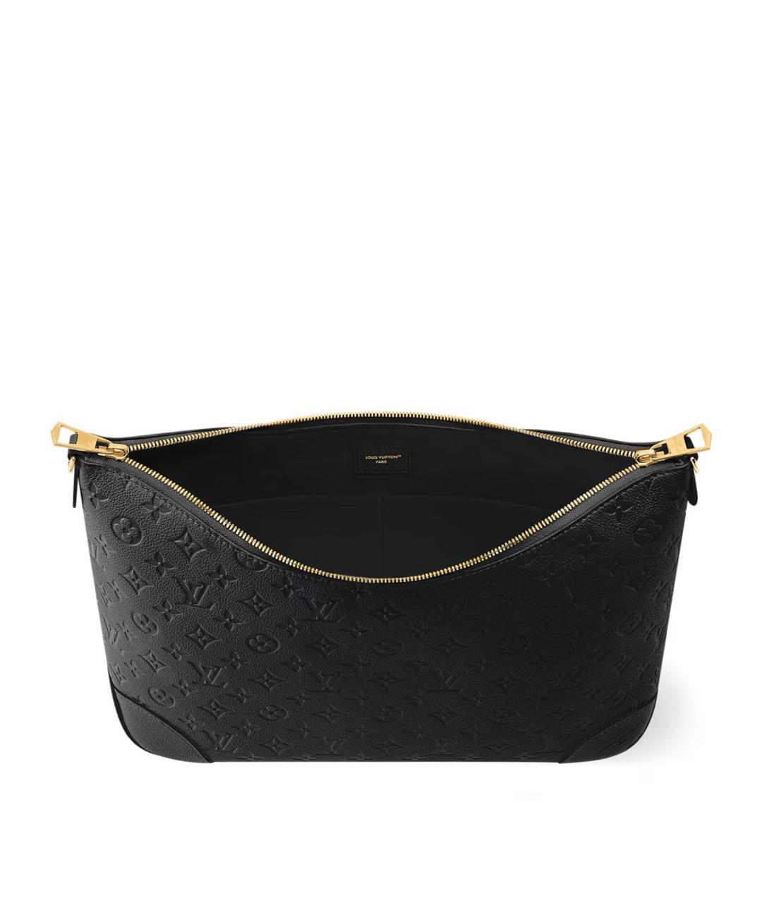 LOUIS VUITTON Черная кожаная сумка через плечо, фото 3