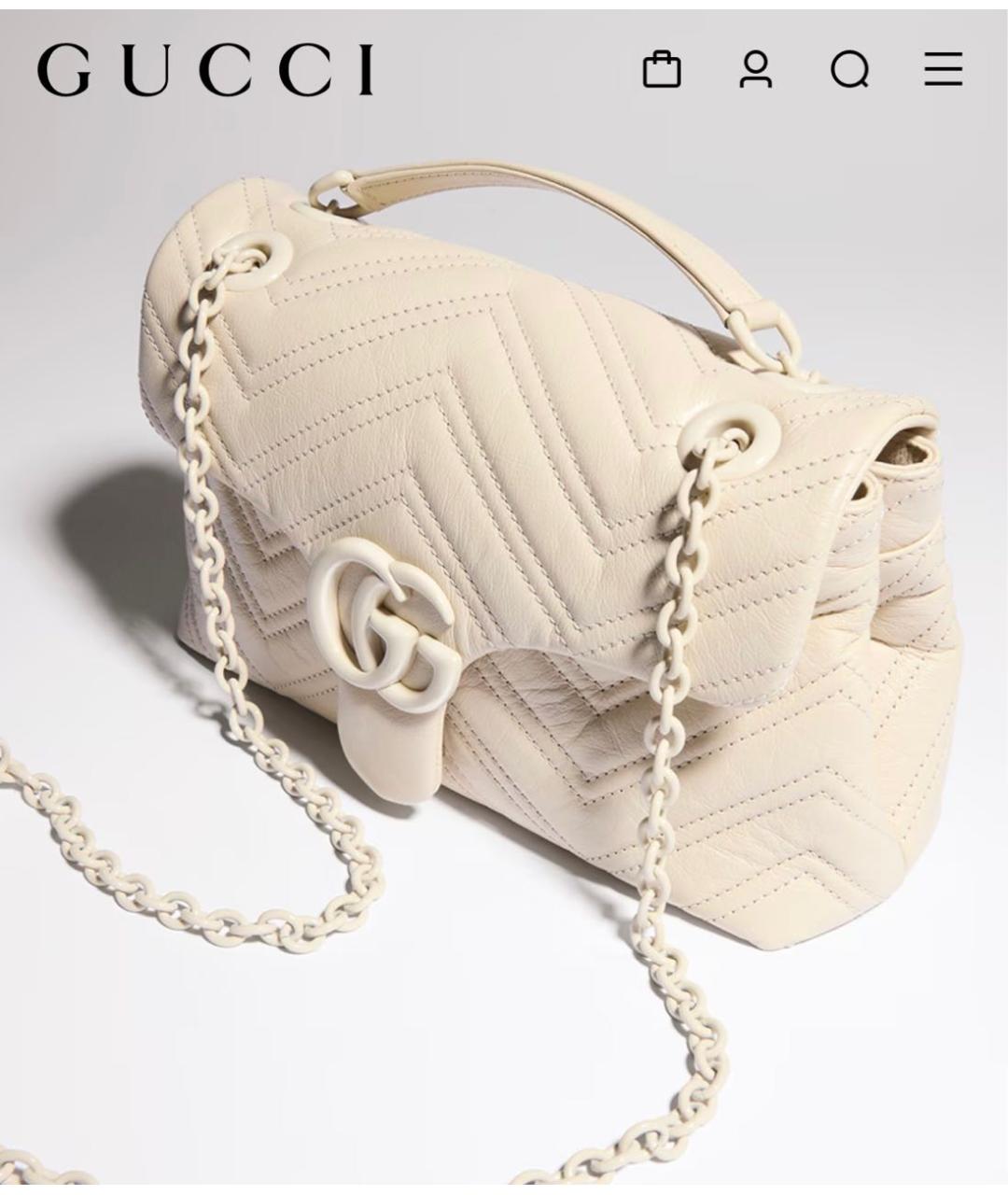 GUCCI Кожаная сумка через плечо, фото 2