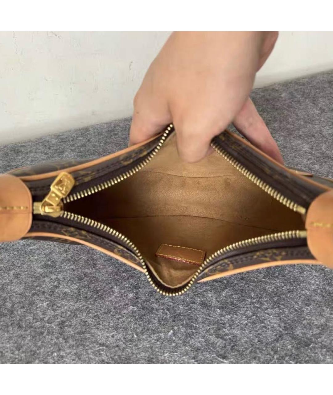 LOUIS VUITTON Коричневая сумка через плечо из канвы, фото 7