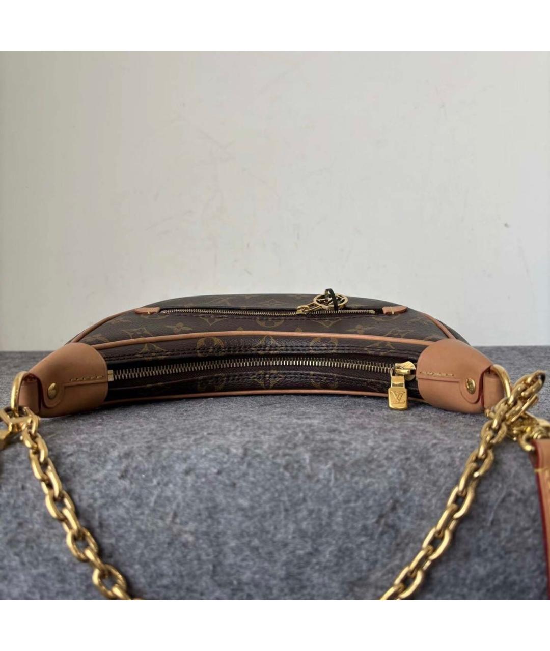 LOUIS VUITTON Коричневая сумка через плечо из канвы, фото 5