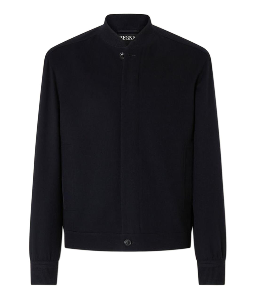ZEGNA Темно-синяя кашемировая куртка, фото 1
