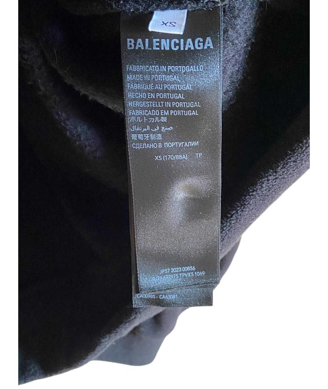 BALENCIAGA Черный полиэстеровый джемпер / свитер, фото 6