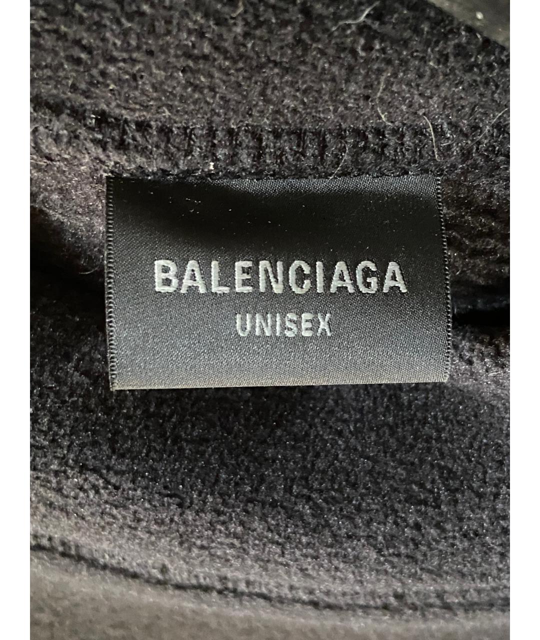 BALENCIAGA Черный полиэстеровый джемпер / свитер, фото 5