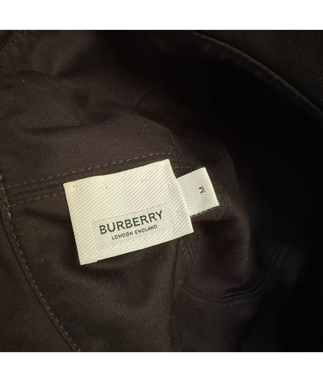 BURBERRY Коричневая хлопковая панама, фото 2