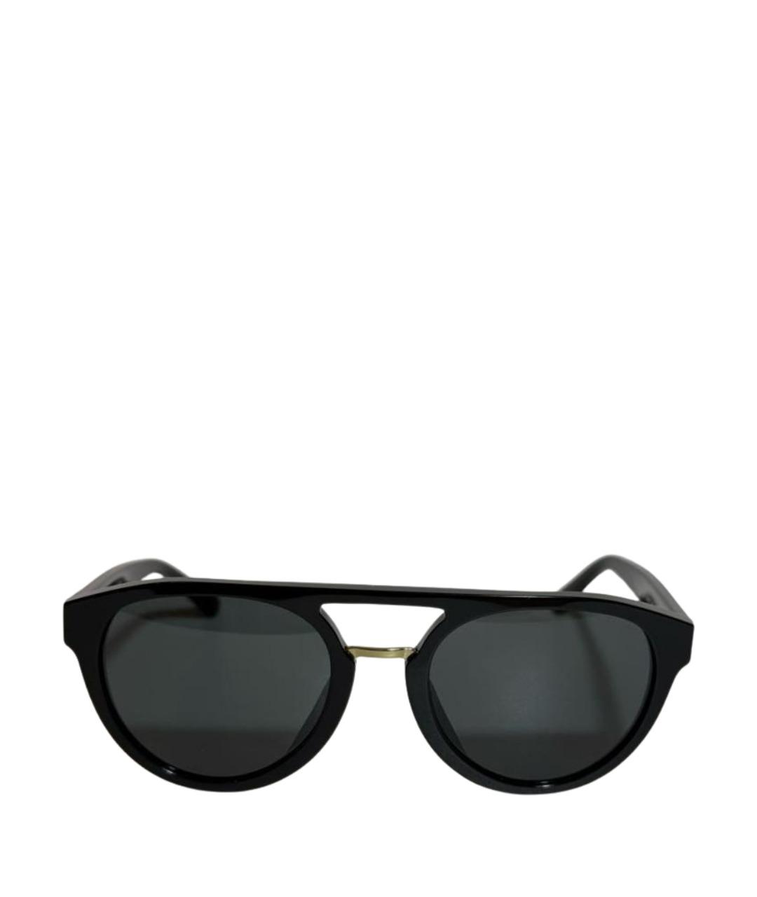 TORY BURCH Черные пластиковые солнцезащитные очки, фото 1