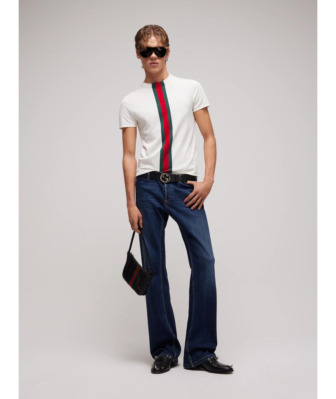 GUCCI Белый хлопковый джемпер / свитер, фото 2