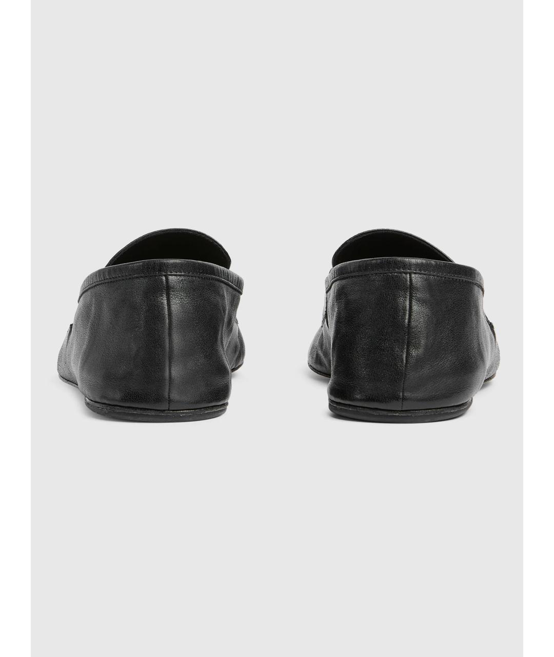 GUCCI Черные кожаные лоферы, фото 6