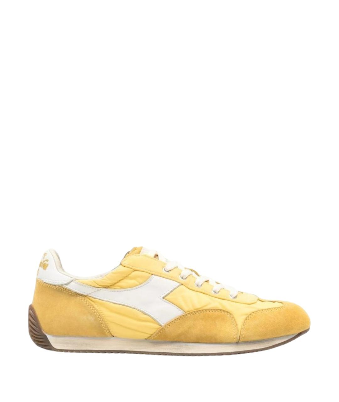 DIADORA HERITAGE Желтые низкие кроссовки / кеды, фото 1