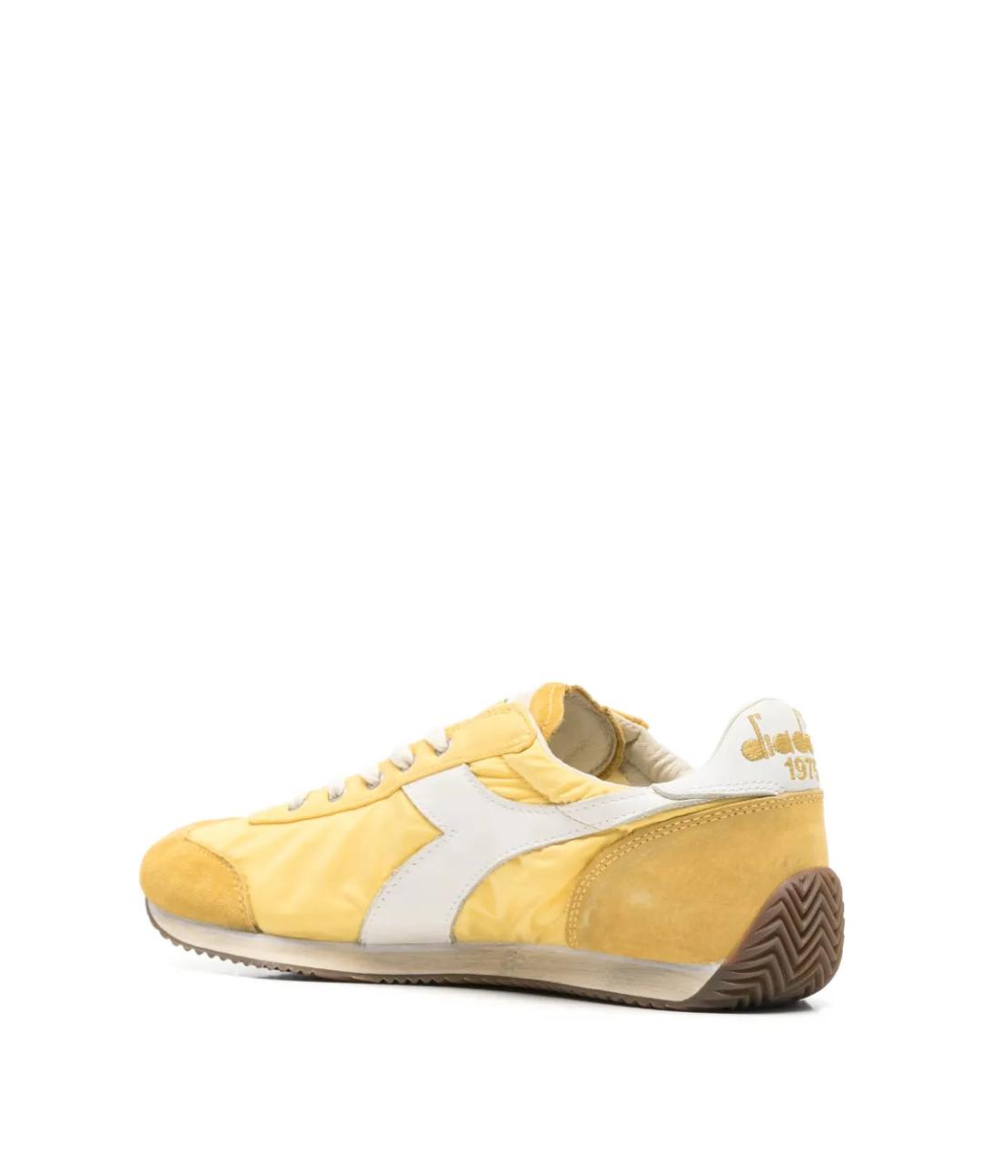 DIADORA HERITAGE Желтые низкие кроссовки / кеды, фото 3