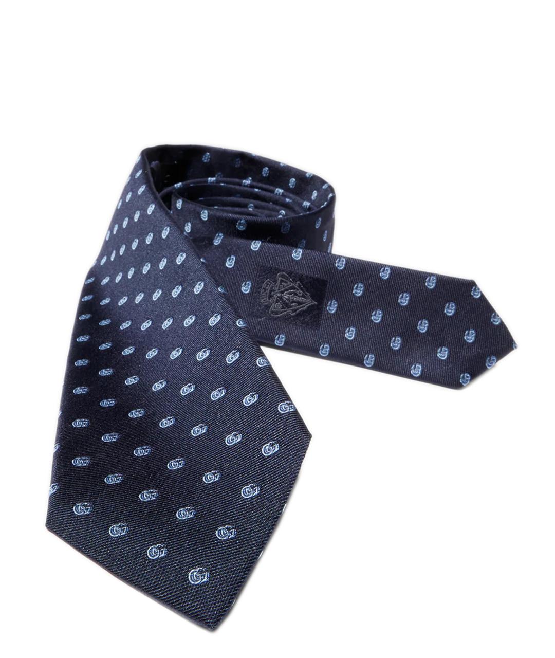 GUCCI Синий шелковый галстук, фото 1