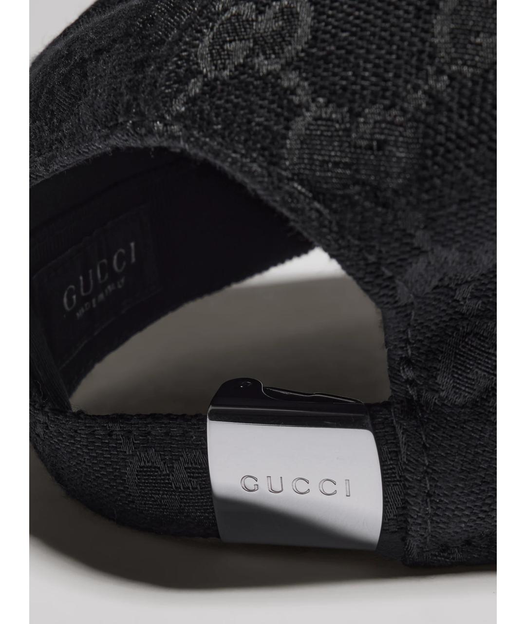 GUCCI Черная синтетическая кепка/бейсболка, фото 4