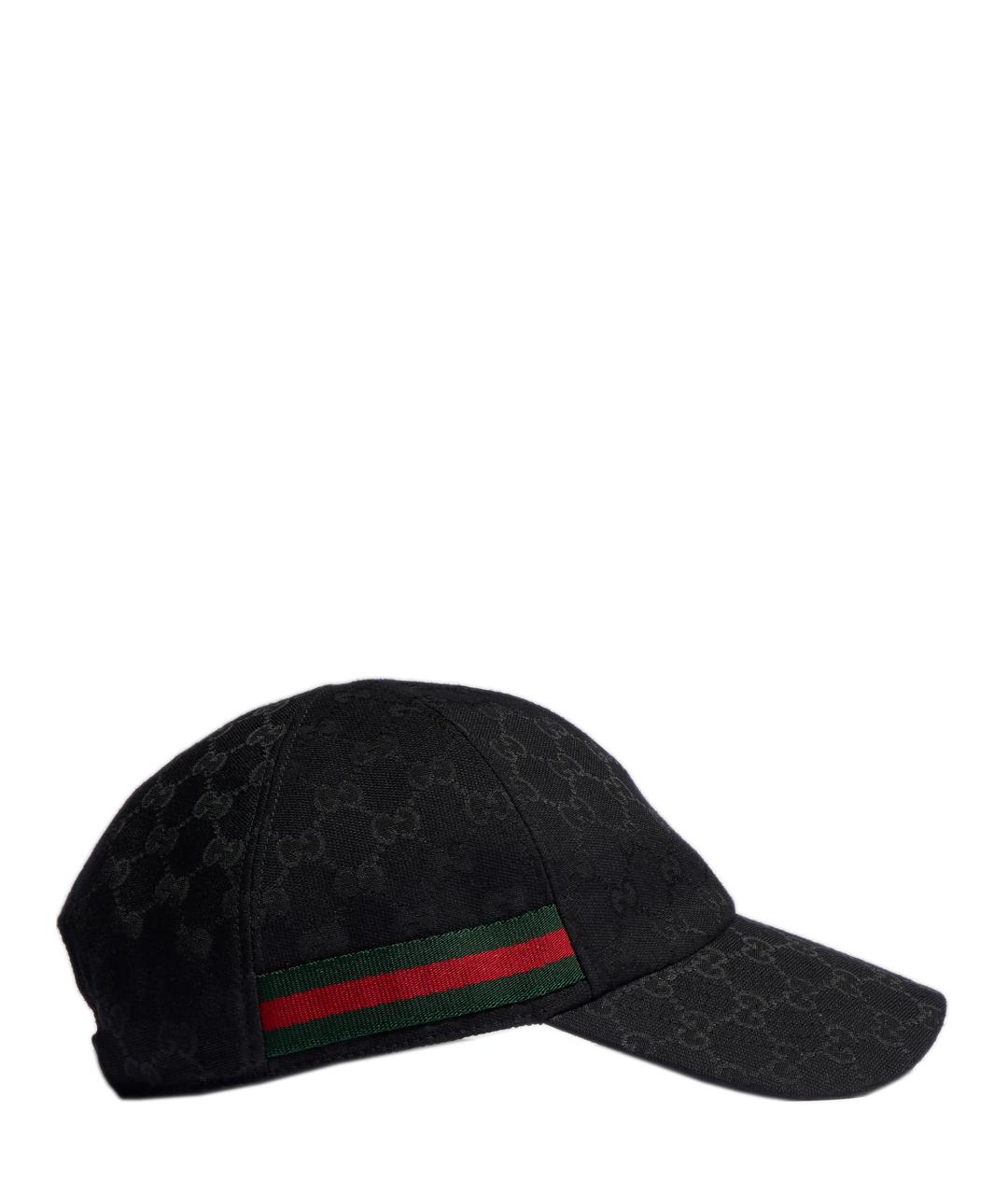 GUCCI Черная синтетическая кепка/бейсболка, фото 2