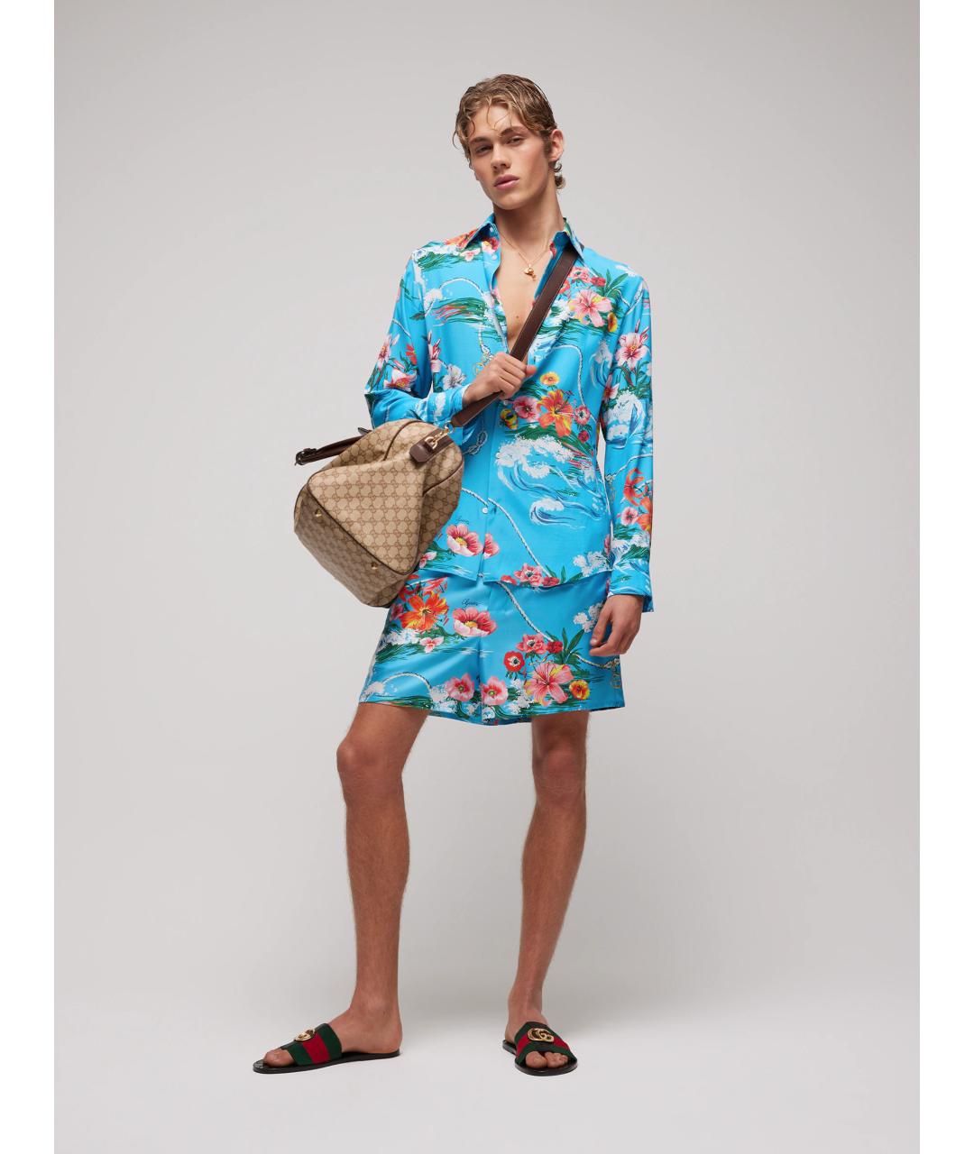 GUCCI Мульти кэжуал рубашка, фото 2