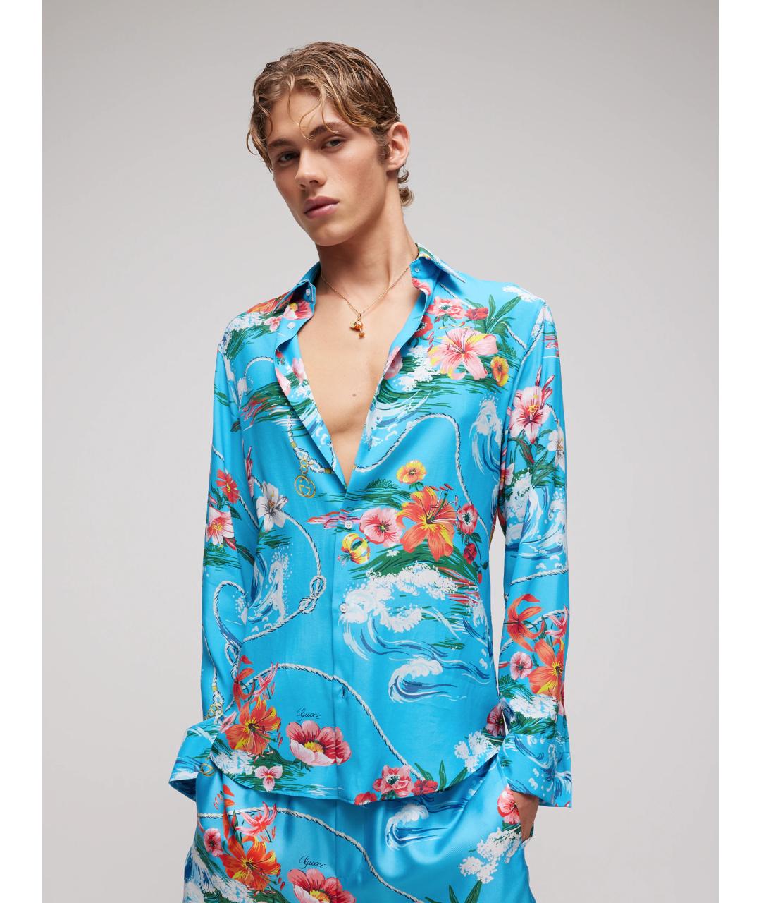 GUCCI Мульти кэжуал рубашка, фото 4