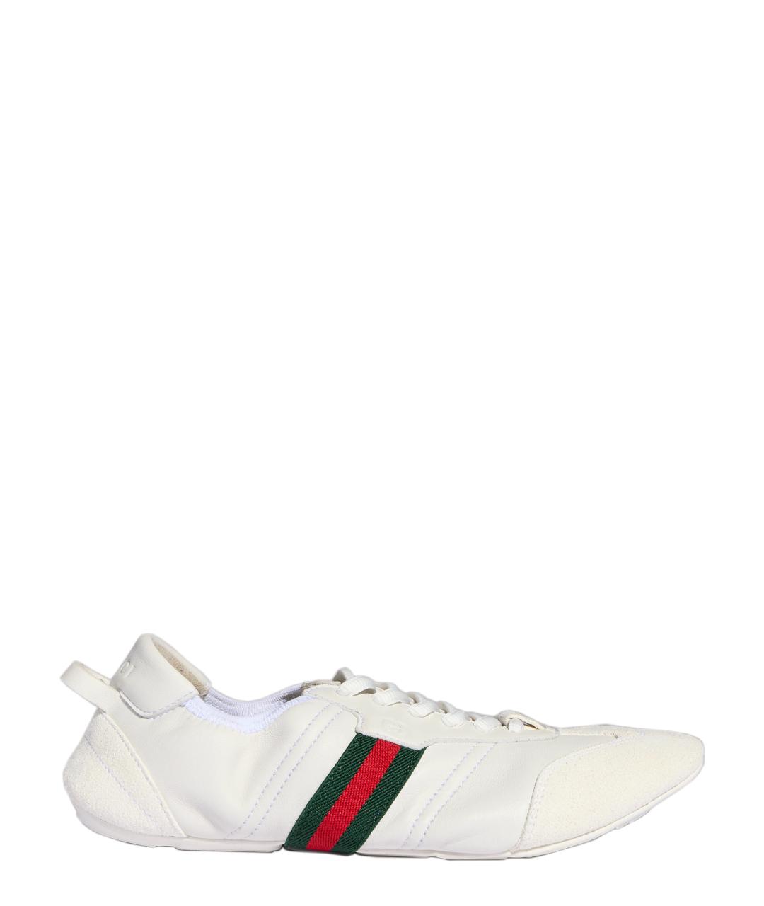 GUCCI Белые кроссовки, фото 1