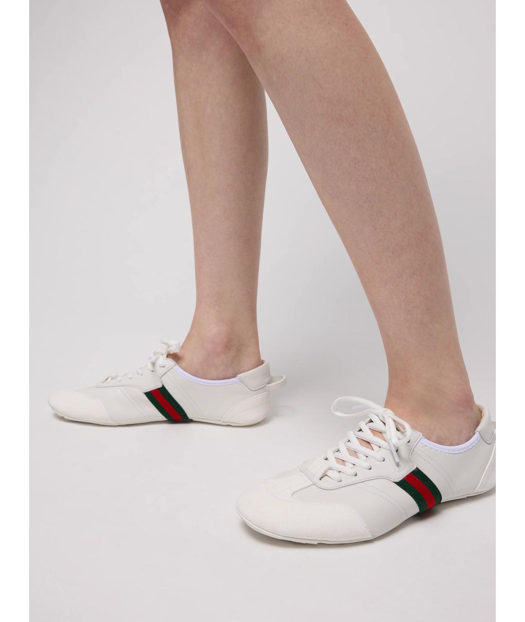 GUCCI Белые кроссовки, фото 3