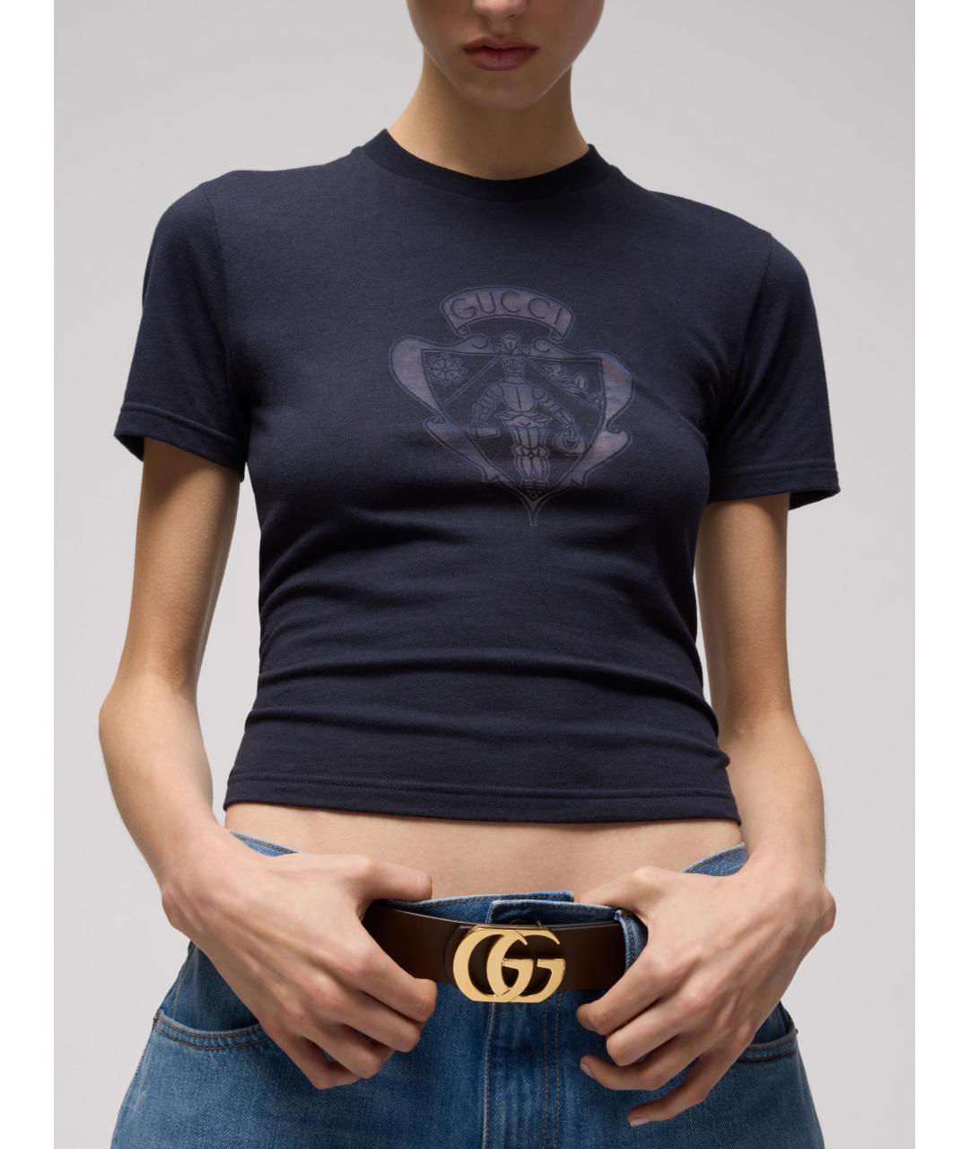 GUCCI Бежевый кожаный ремень, фото 2