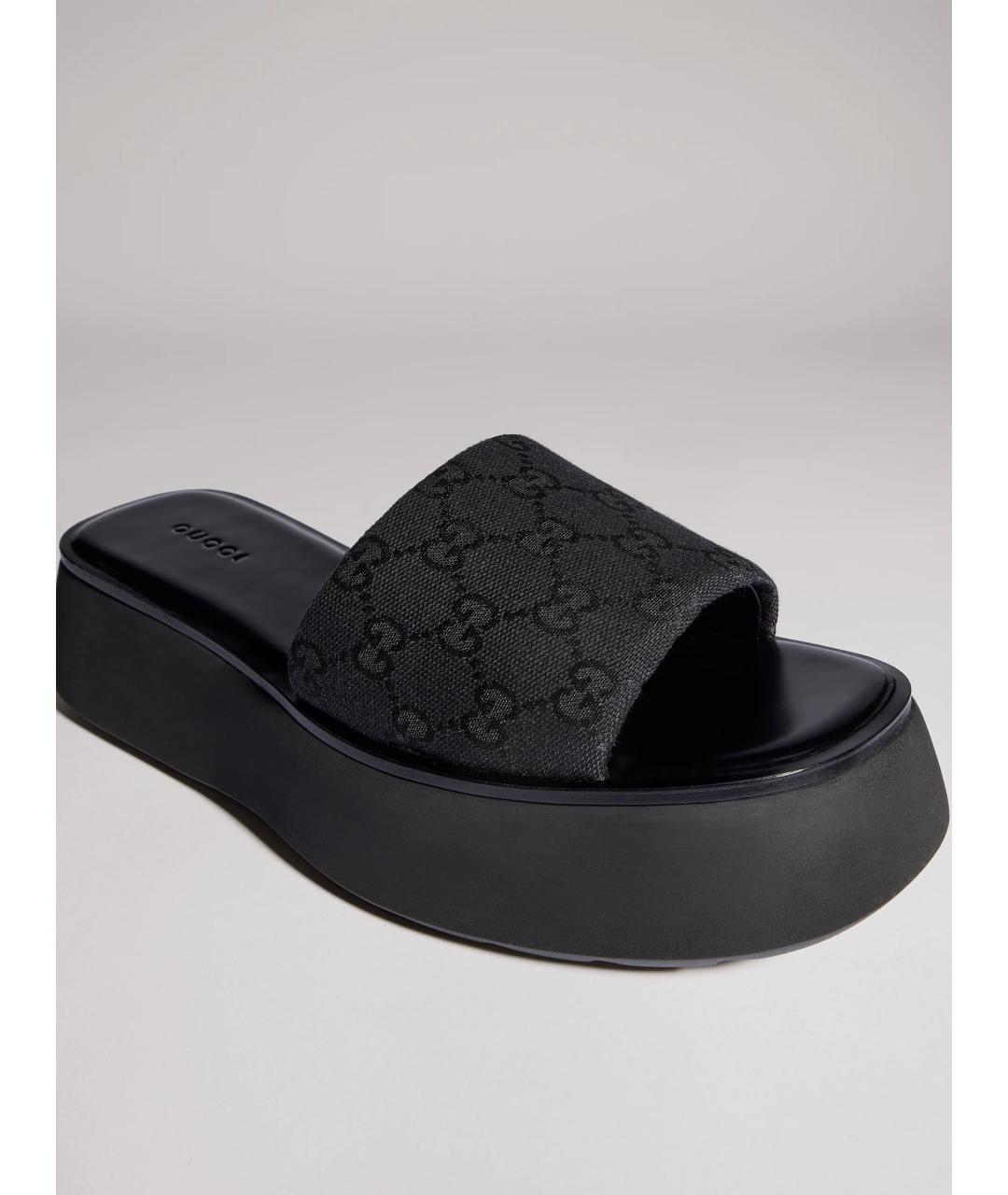GUCCI Черные сандалии, фото 5