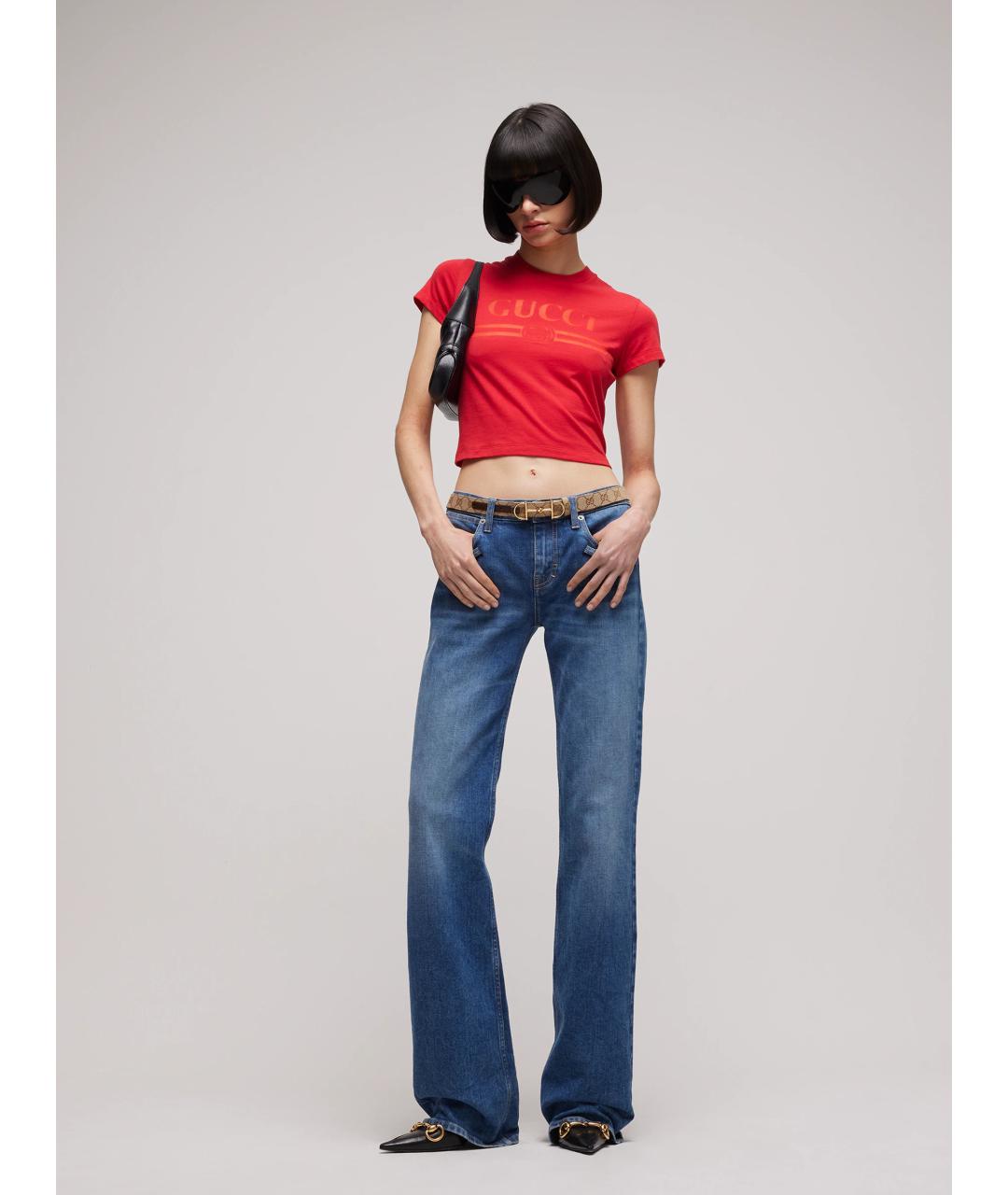GUCCI Бежевый ремень, фото 3