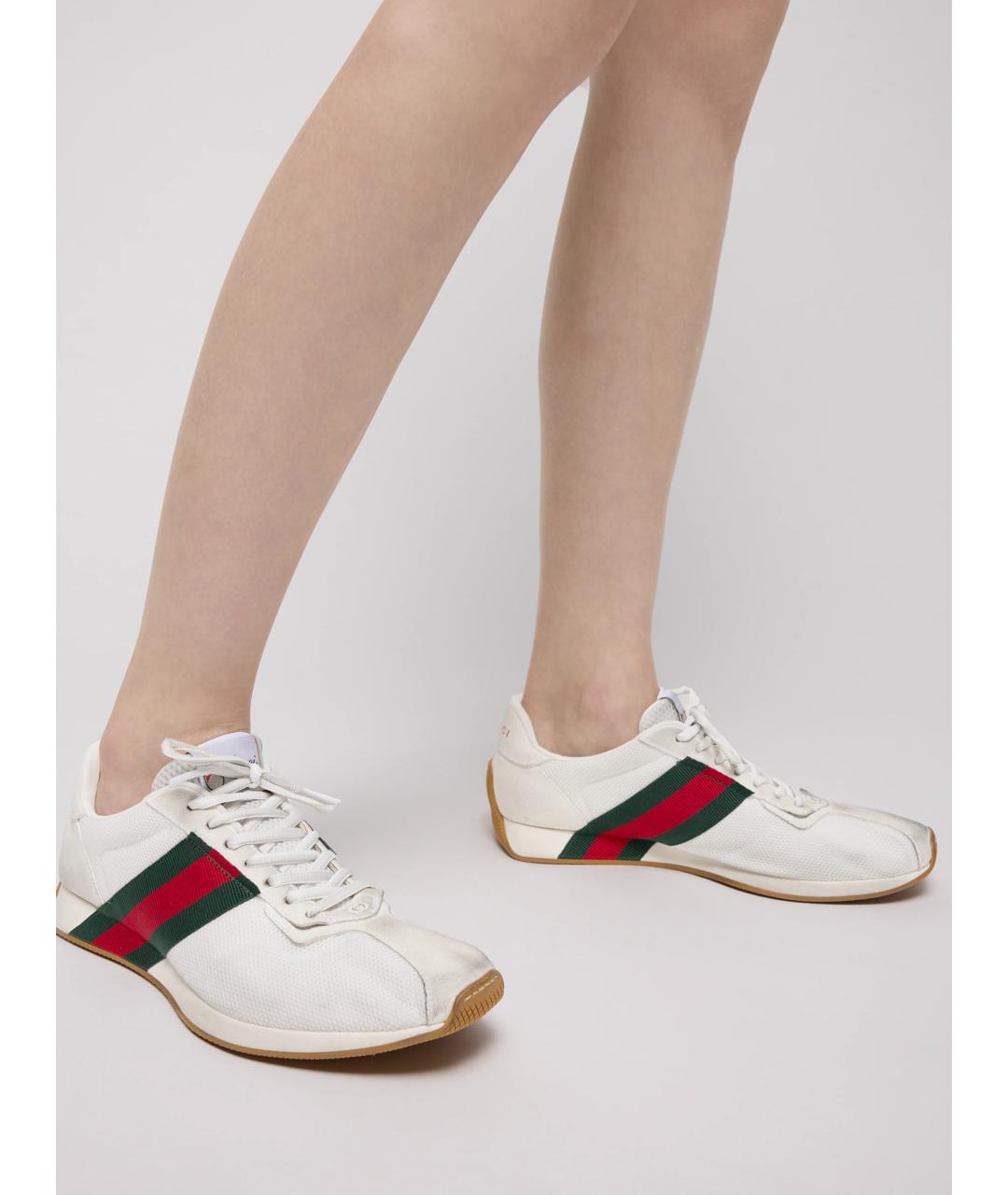 GUCCI Белые кроссовки, фото 2
