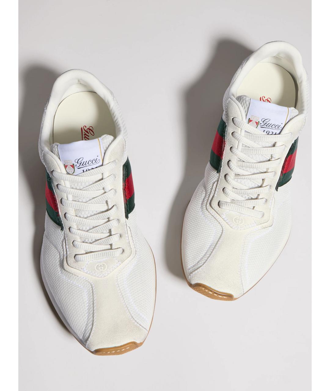 GUCCI Белые кроссовки, фото 8