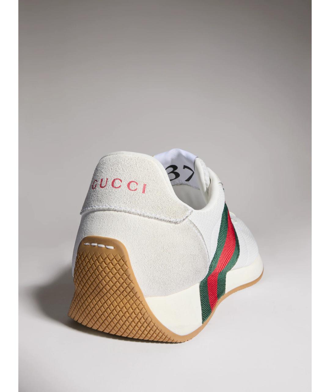 GUCCI Белые кроссовки, фото 7