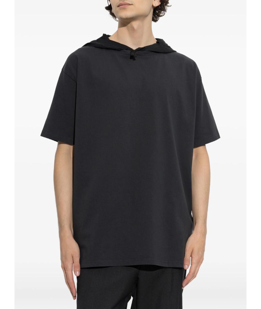 MAISON MARGIELA Синяя хлопковая футболка, фото 3