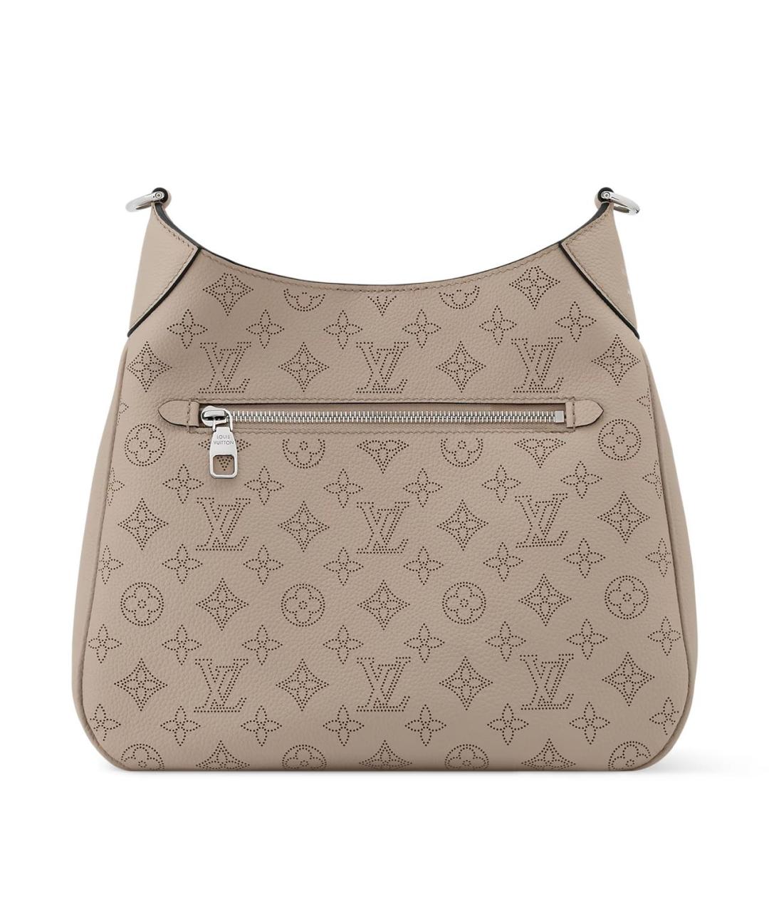 LOUIS VUITTON Бежевая кожаная сумка через плечо, фото 4