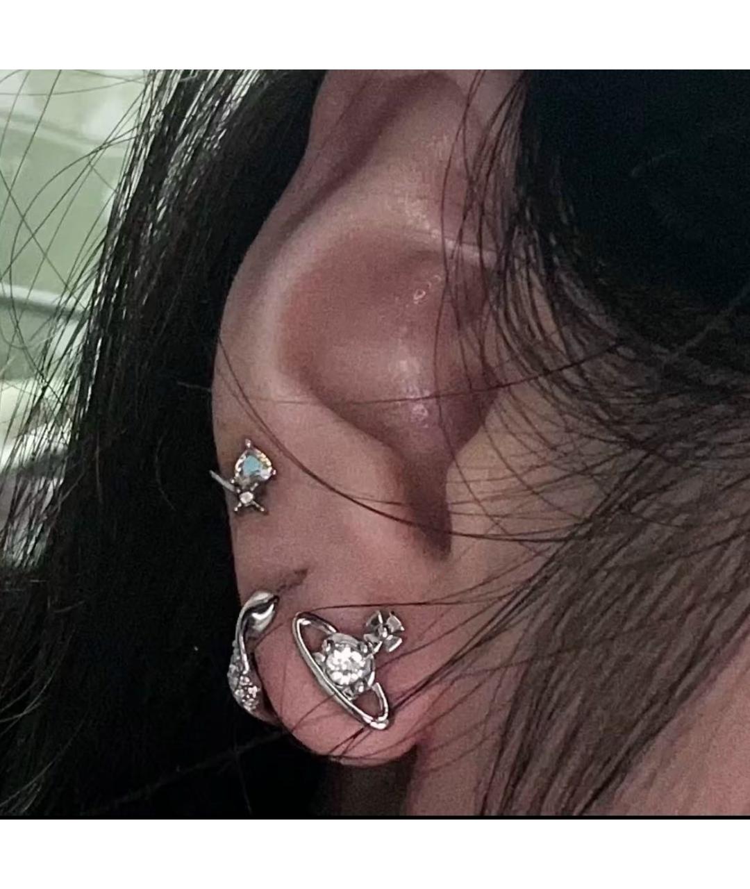 VIVIENNE WESTWOOD Серебряные серьги, фото 4