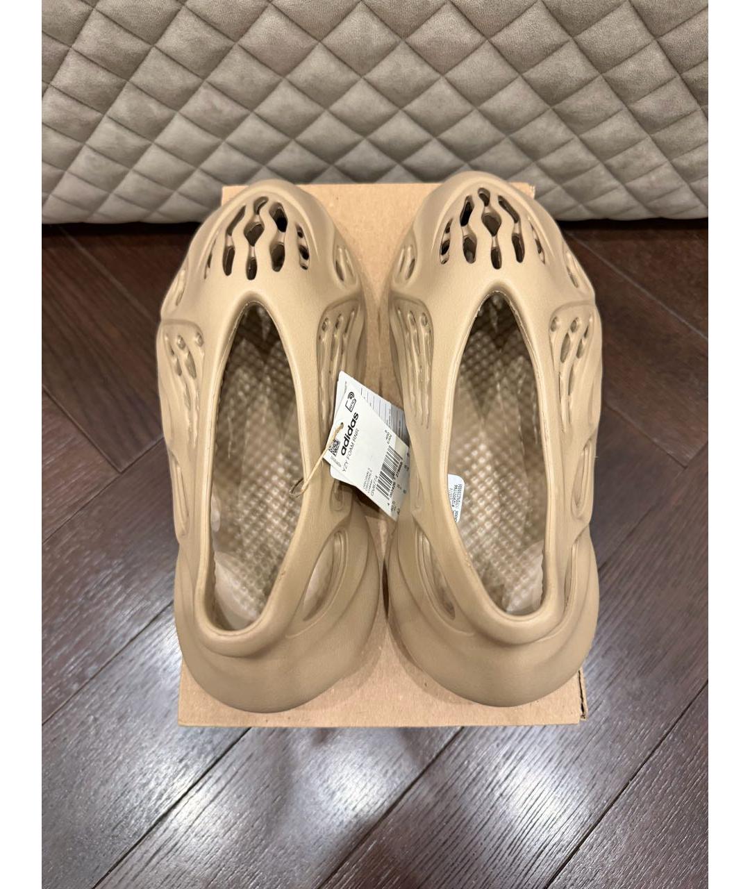 ADIDAS YEEZY Коричневые кроссовки, фото 2