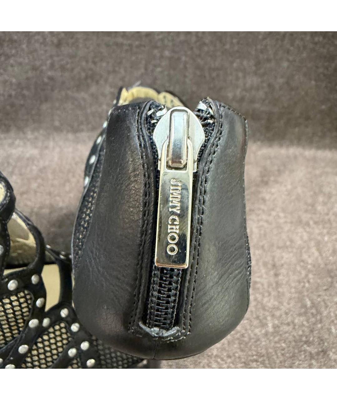 JIMMY CHOO Прозрачные кожаные туфли, фото 6