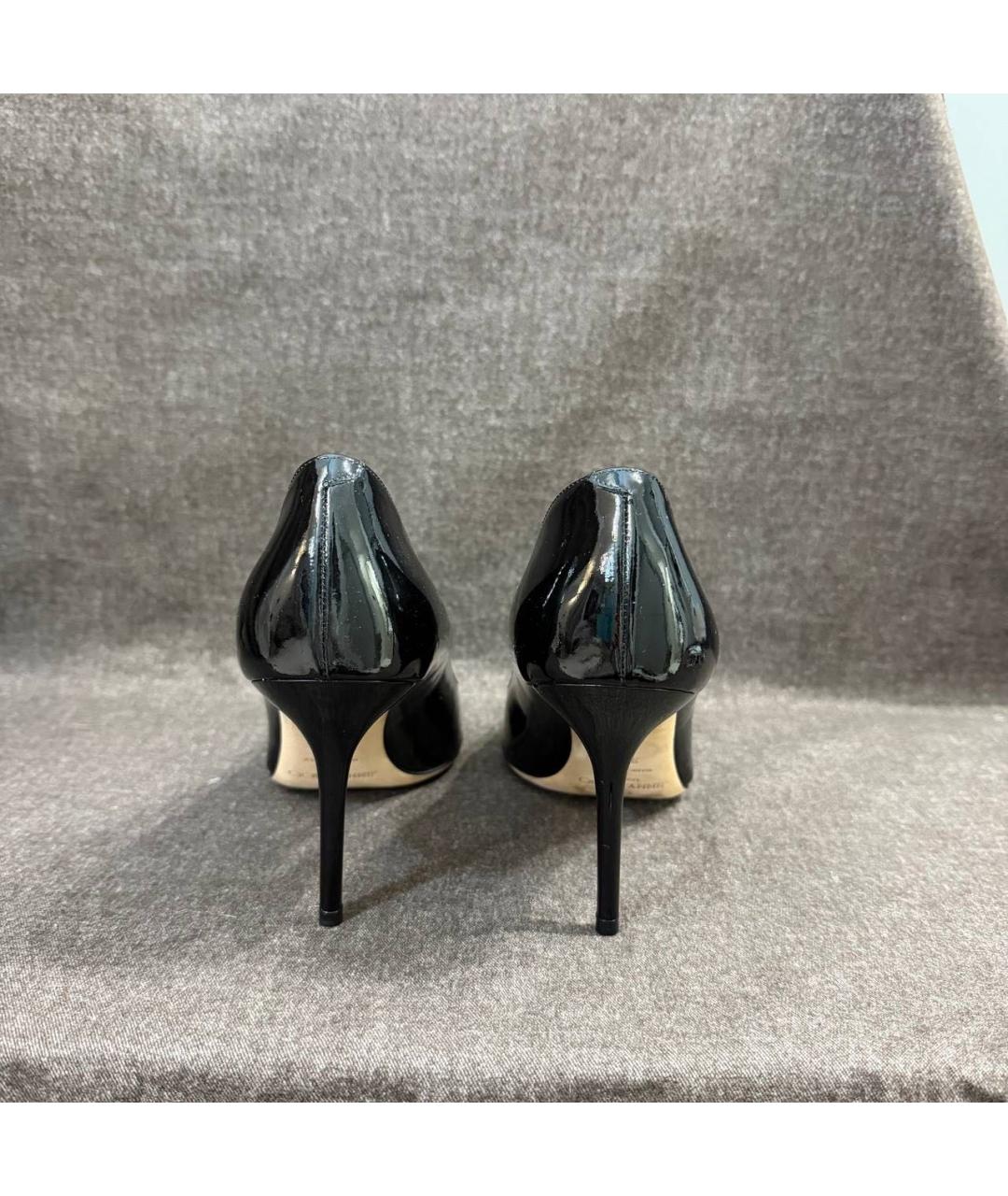 JIMMY CHOO Черные кожаные туфли, фото 4