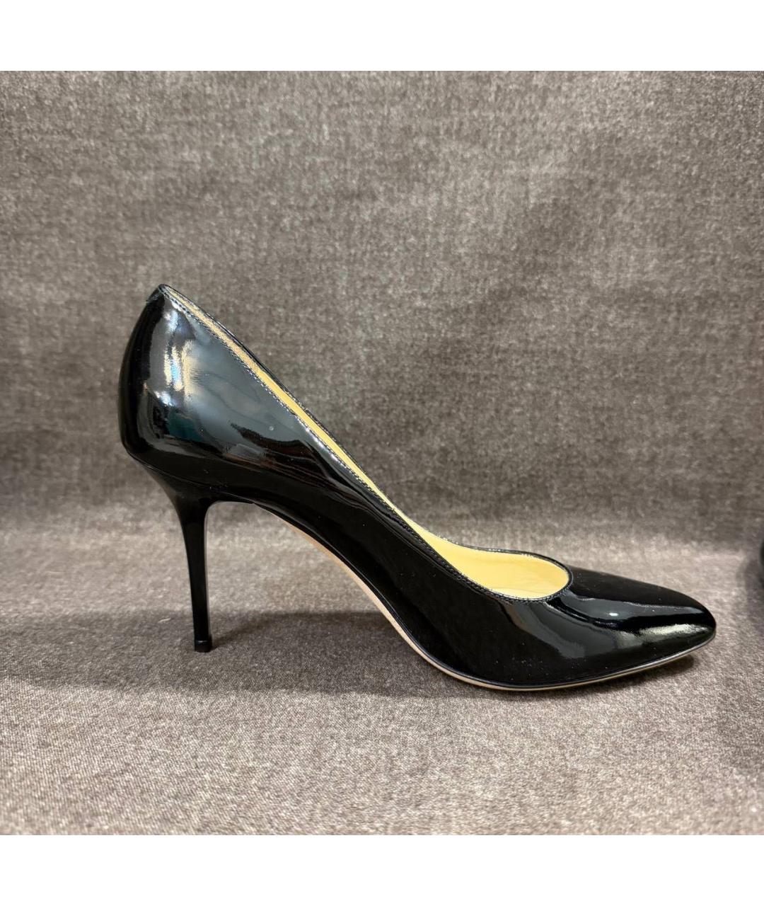 JIMMY CHOO Черные кожаные туфли, фото 8