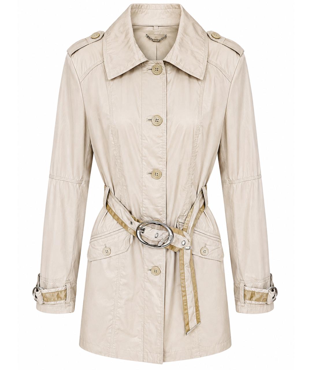 TRUSSARDI Бежевая хлопковая куртка, фото 1