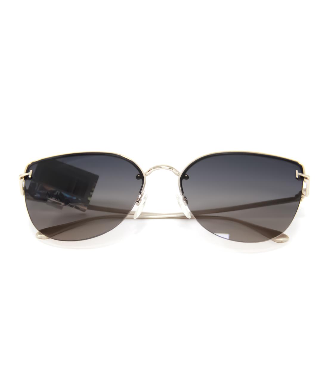 TOM FORD Золотые металлические солнцезащитные очки, фото 2