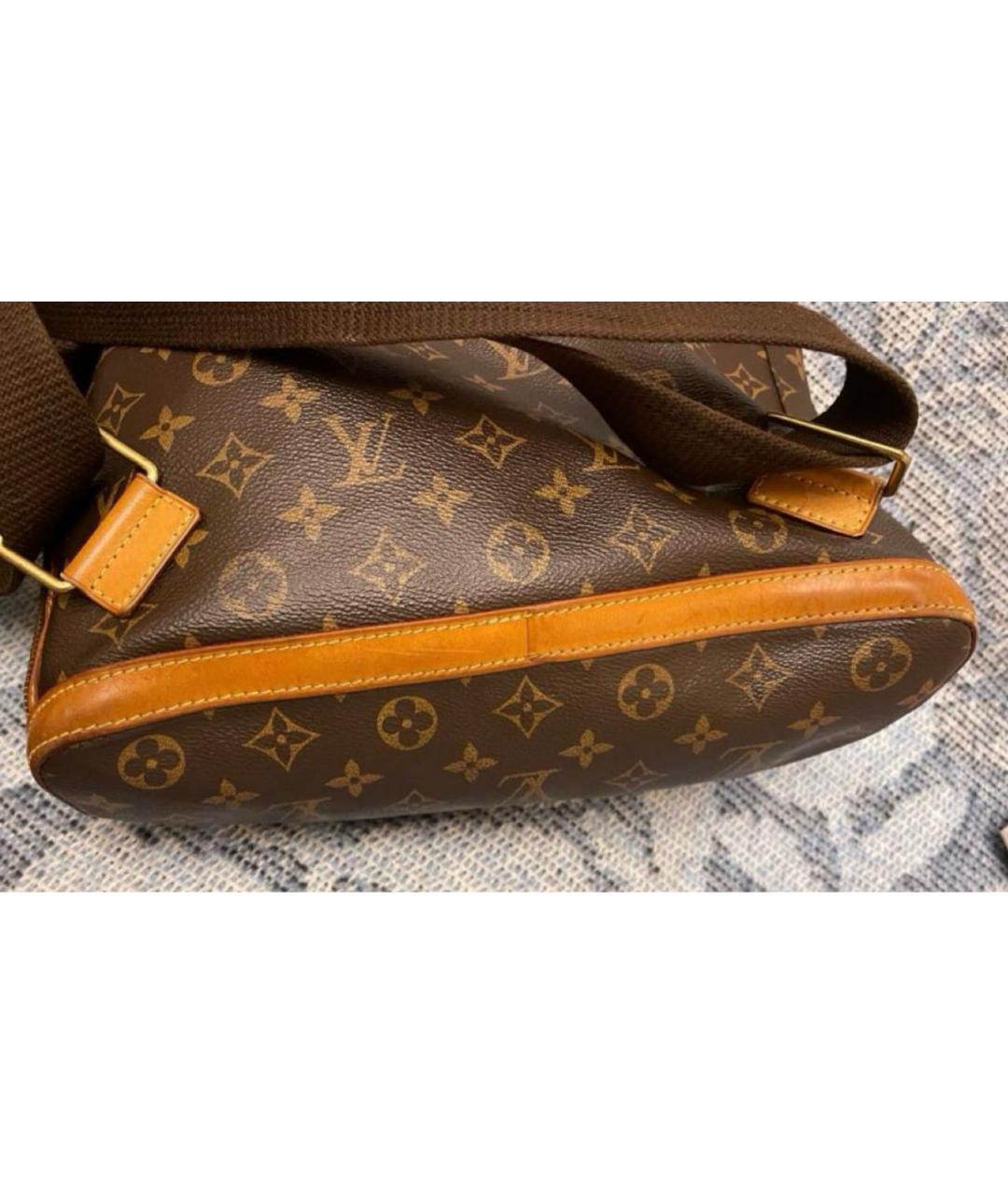 LOUIS VUITTON Коричневый рюкзак из канвы, фото 6