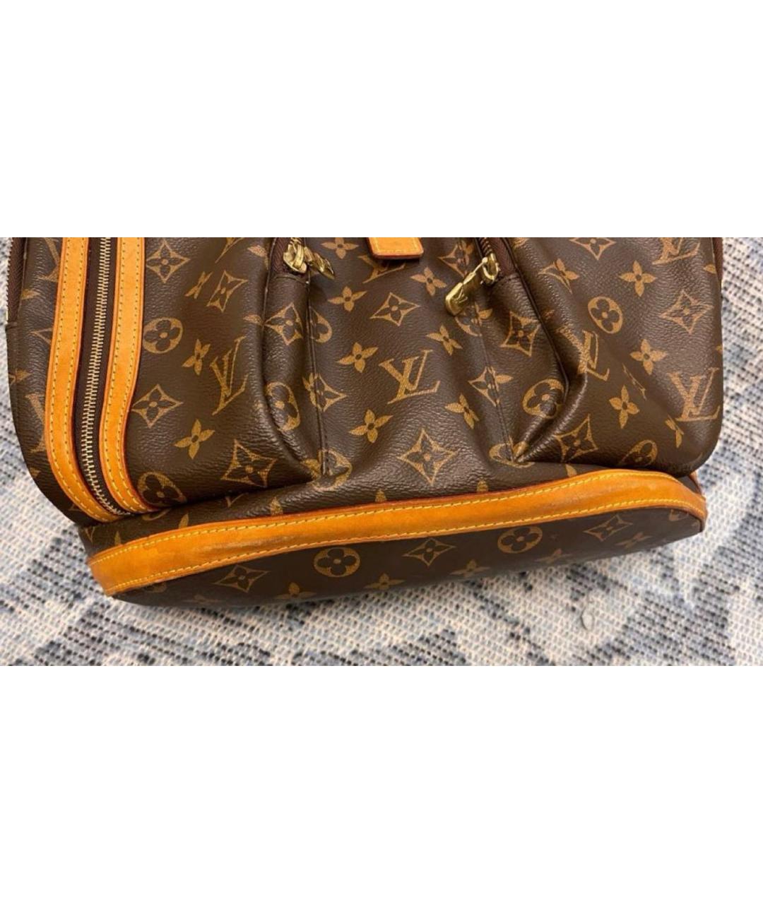 LOUIS VUITTON Коричневый рюкзак из канвы, фото 5