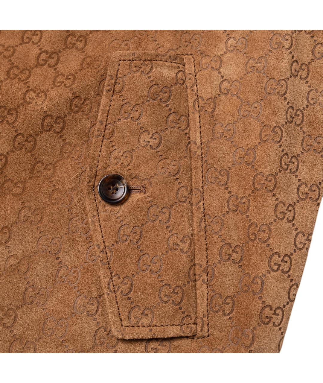 GUCCI Коричневая куртка, фото 4