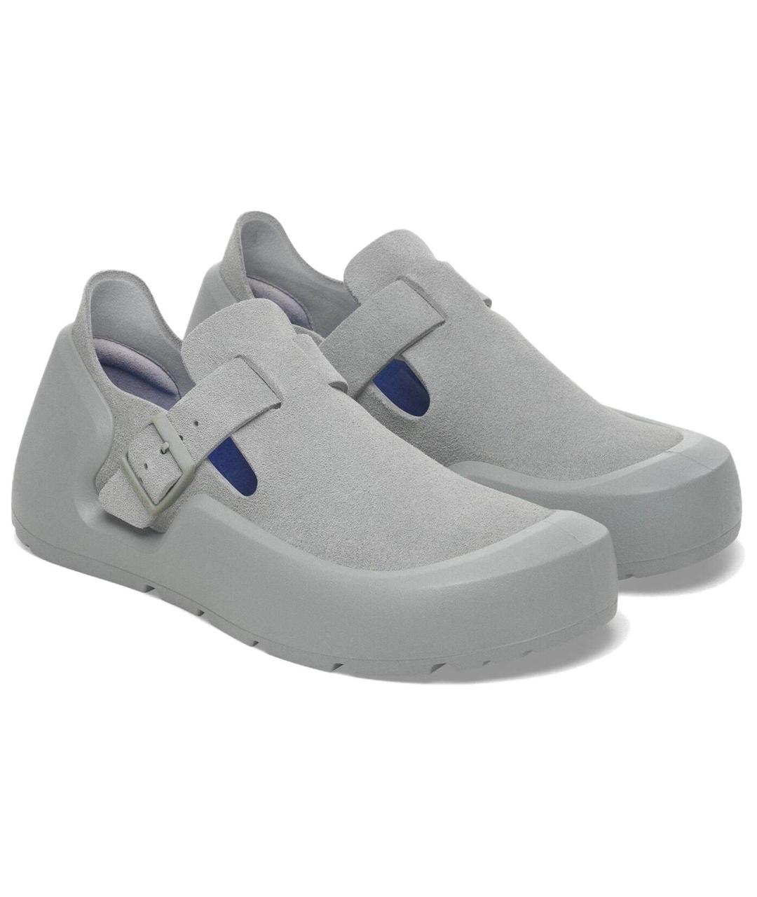 BIRKENSTOCK Серые сабо, фото 3