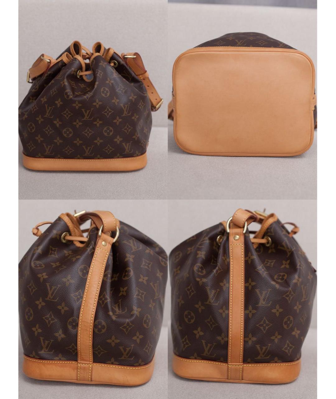 LOUIS VUITTON Коричневая сумка через плечо из канвы, фото 6