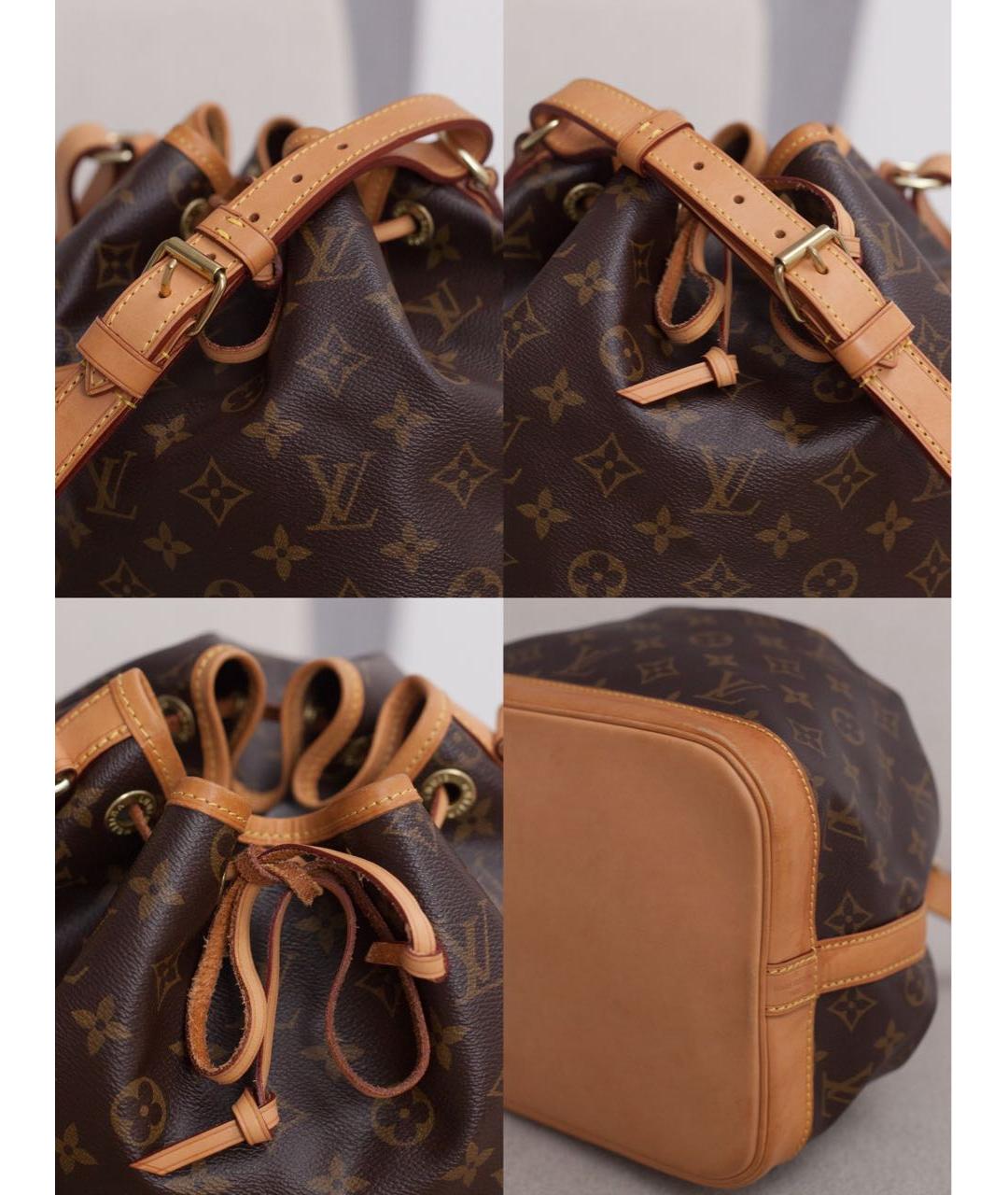 LOUIS VUITTON Коричневая сумка через плечо из канвы, фото 7